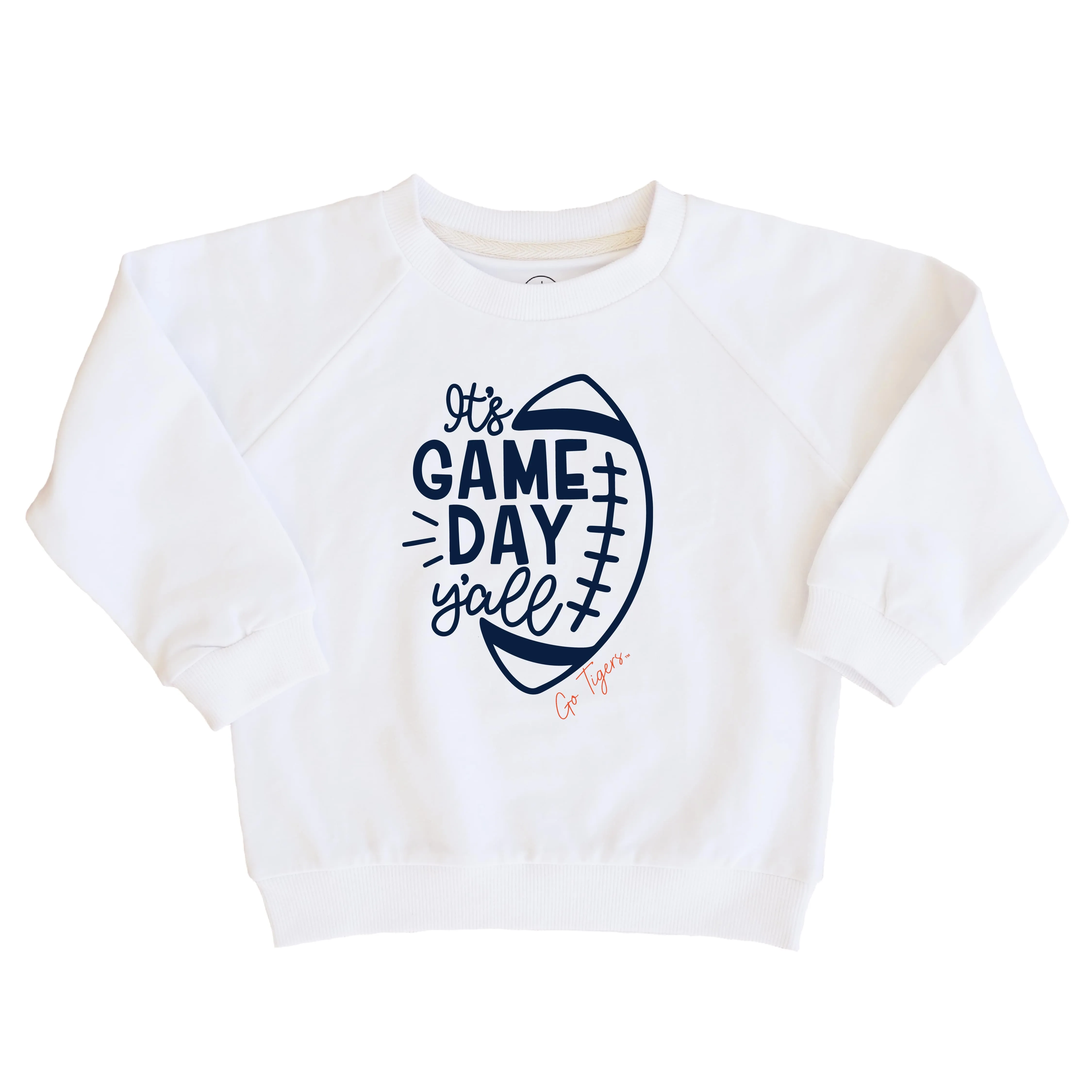 Auburn University | Footballs & Bows Kids Graphic Sweatshirts