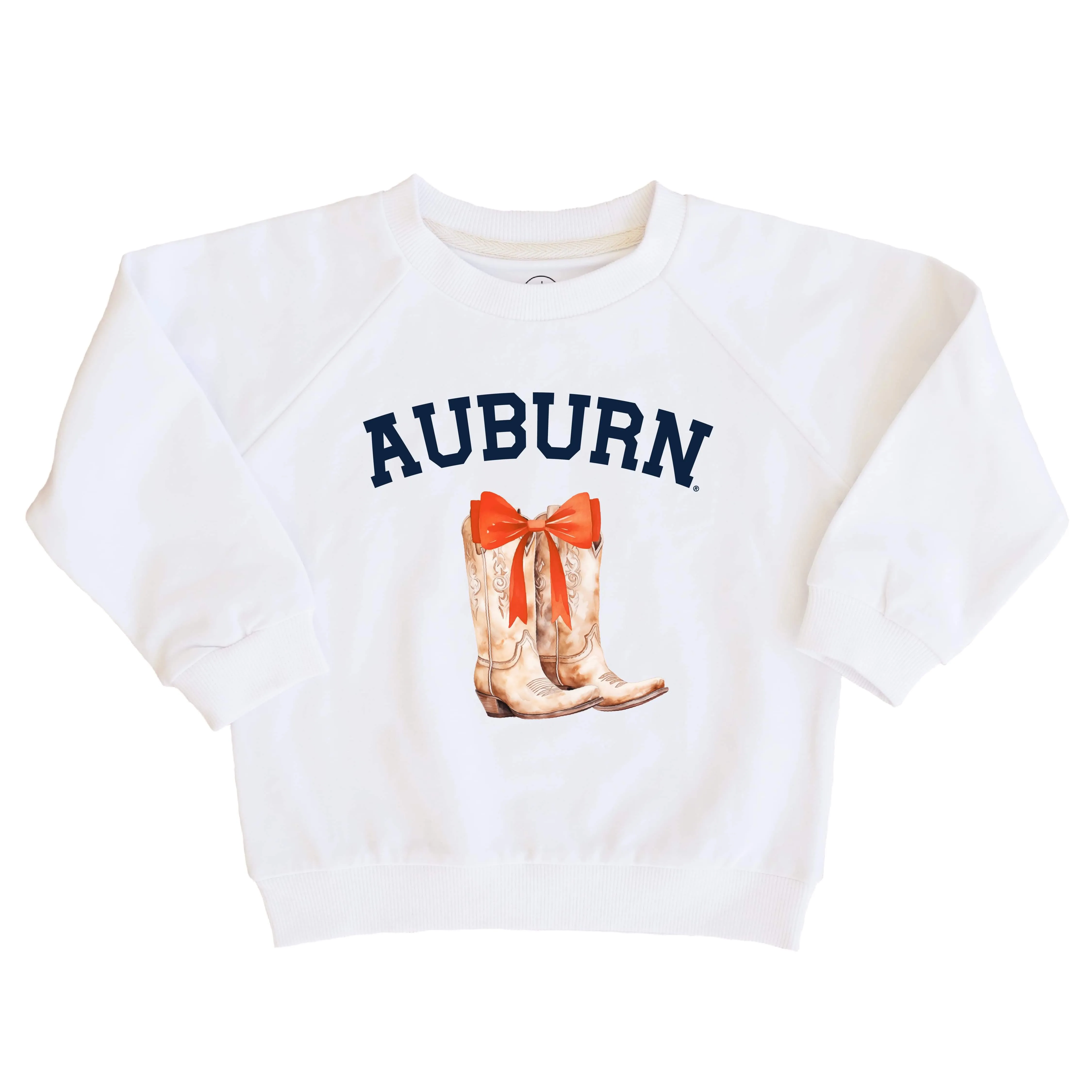 Auburn University | Footballs & Bows Kids Graphic Sweatshirts