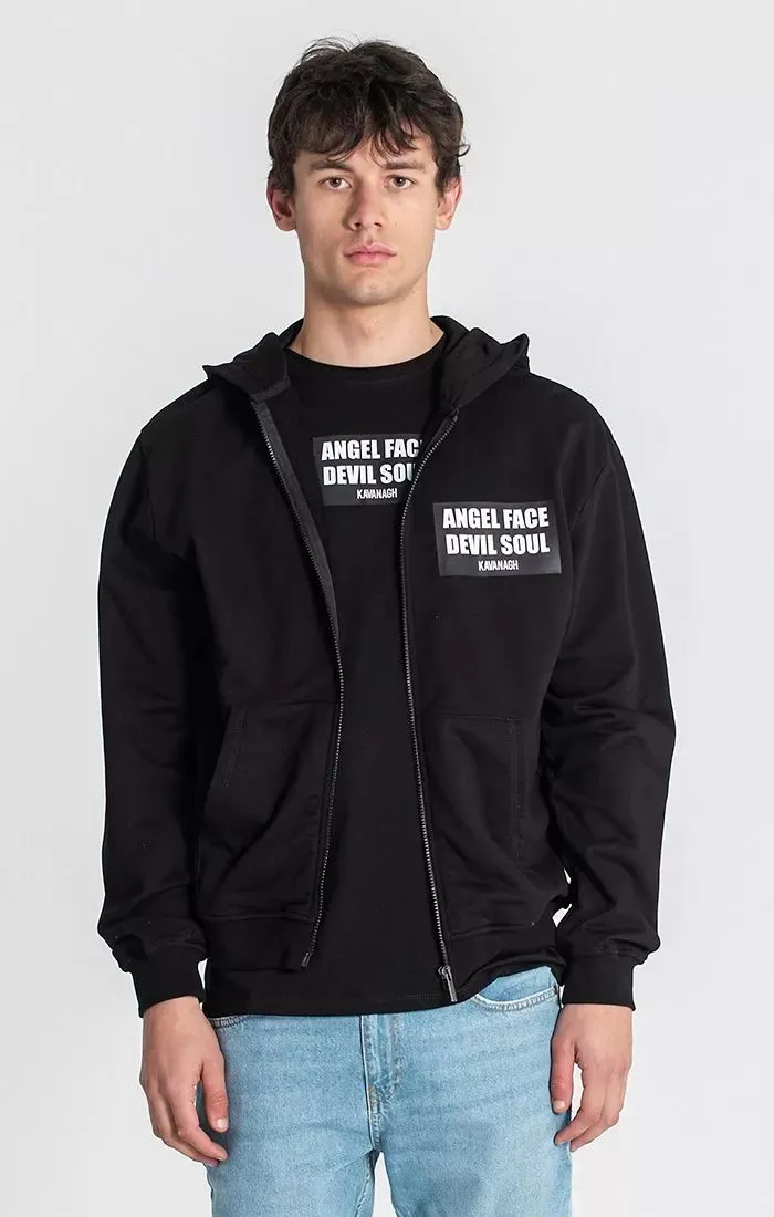 Black Doppelganger Hoodie Jacket