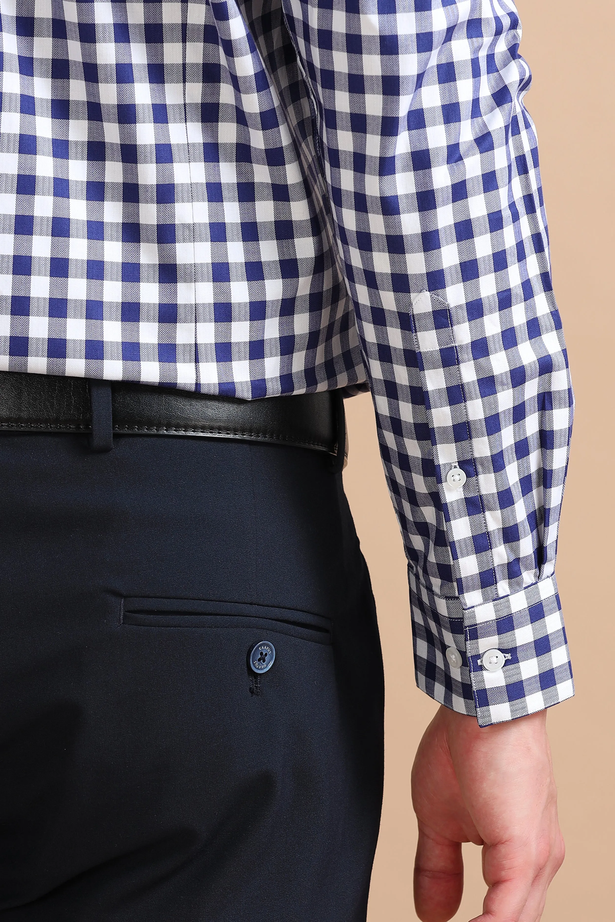 Blue Gingham Shirt