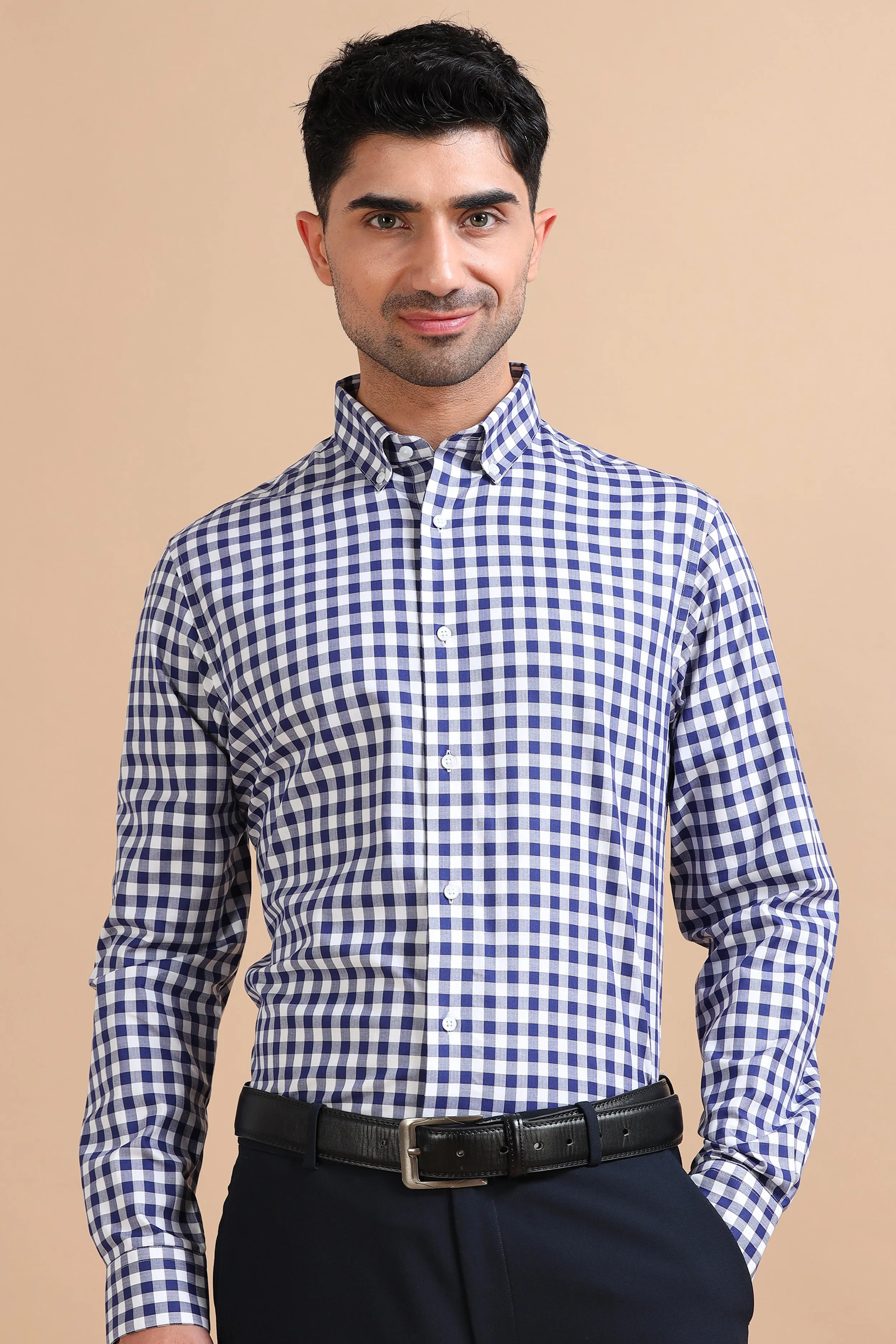 Blue Gingham Shirt