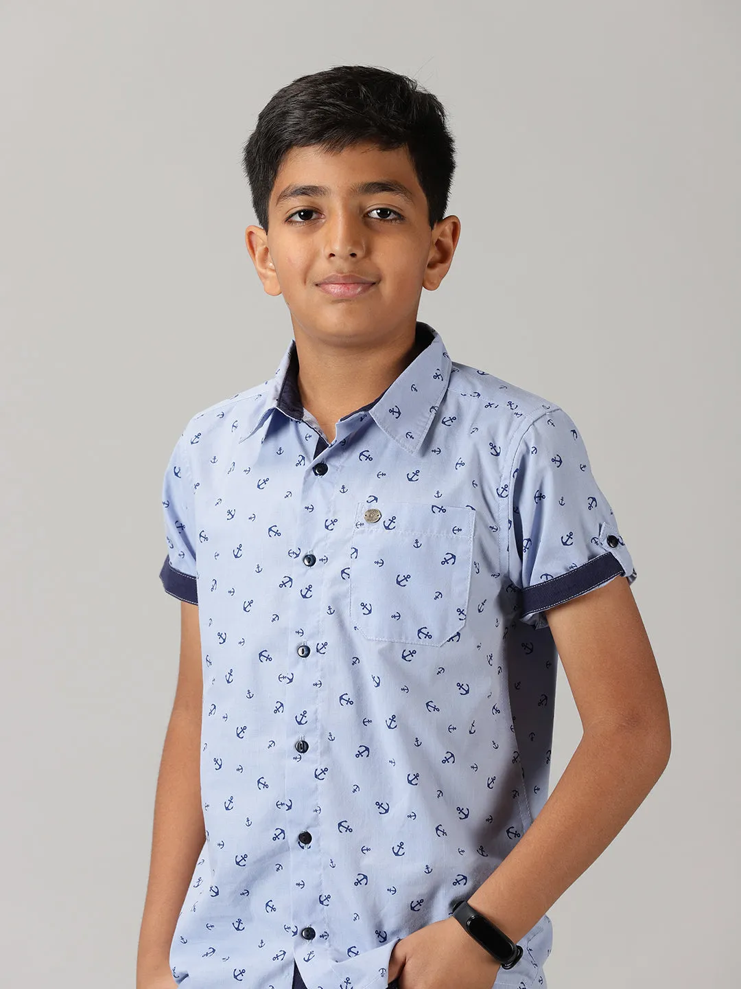 Boys Half Sleeve Printed Shirts