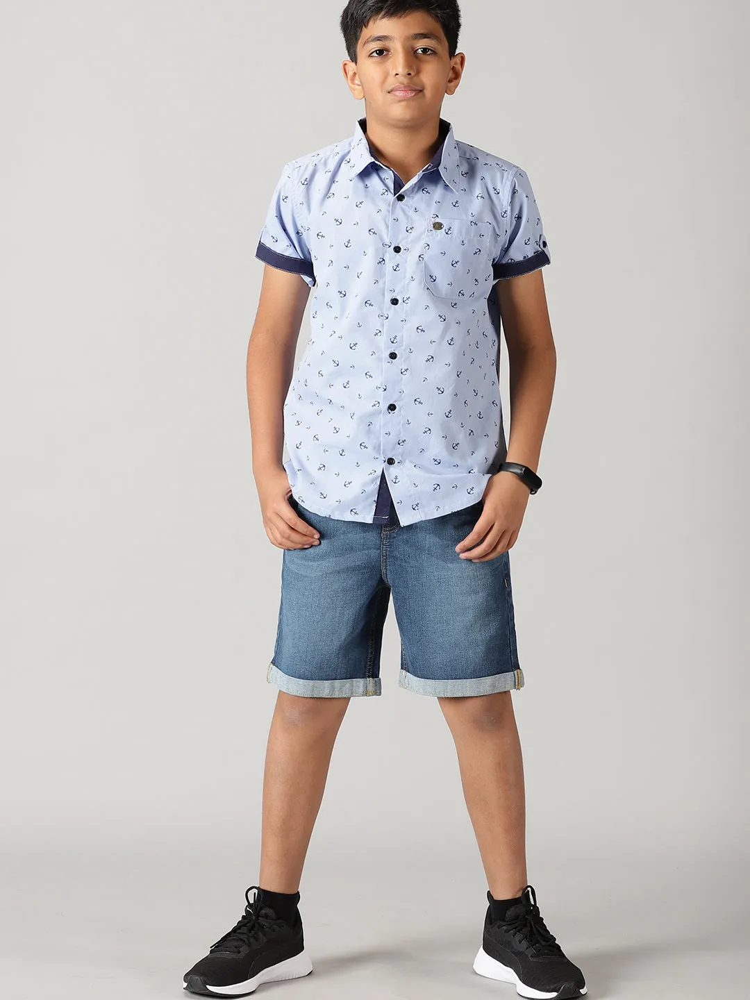 Boys Half Sleeve Printed Shirts