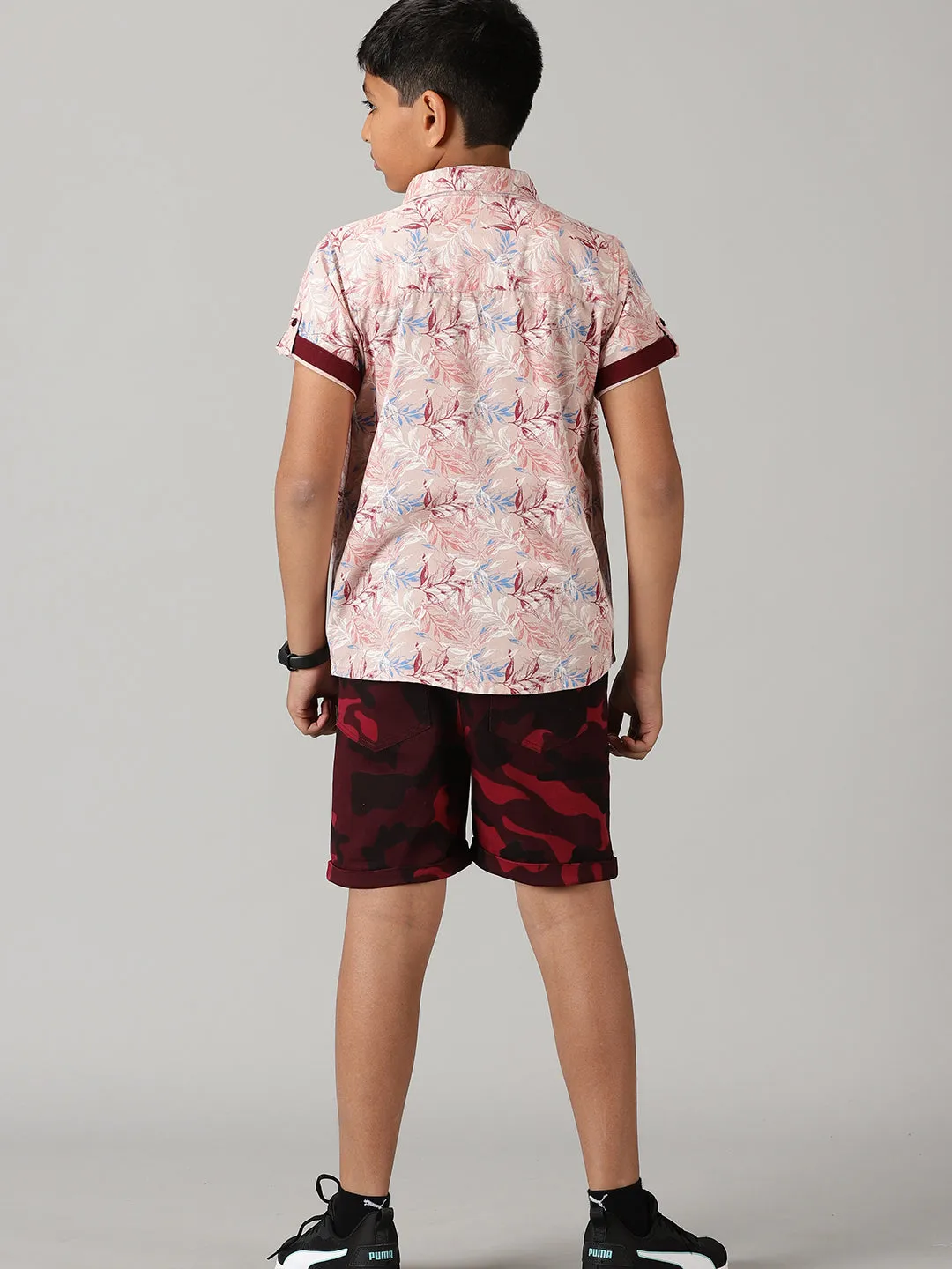 Boys Half Sleeve Printed Shirts