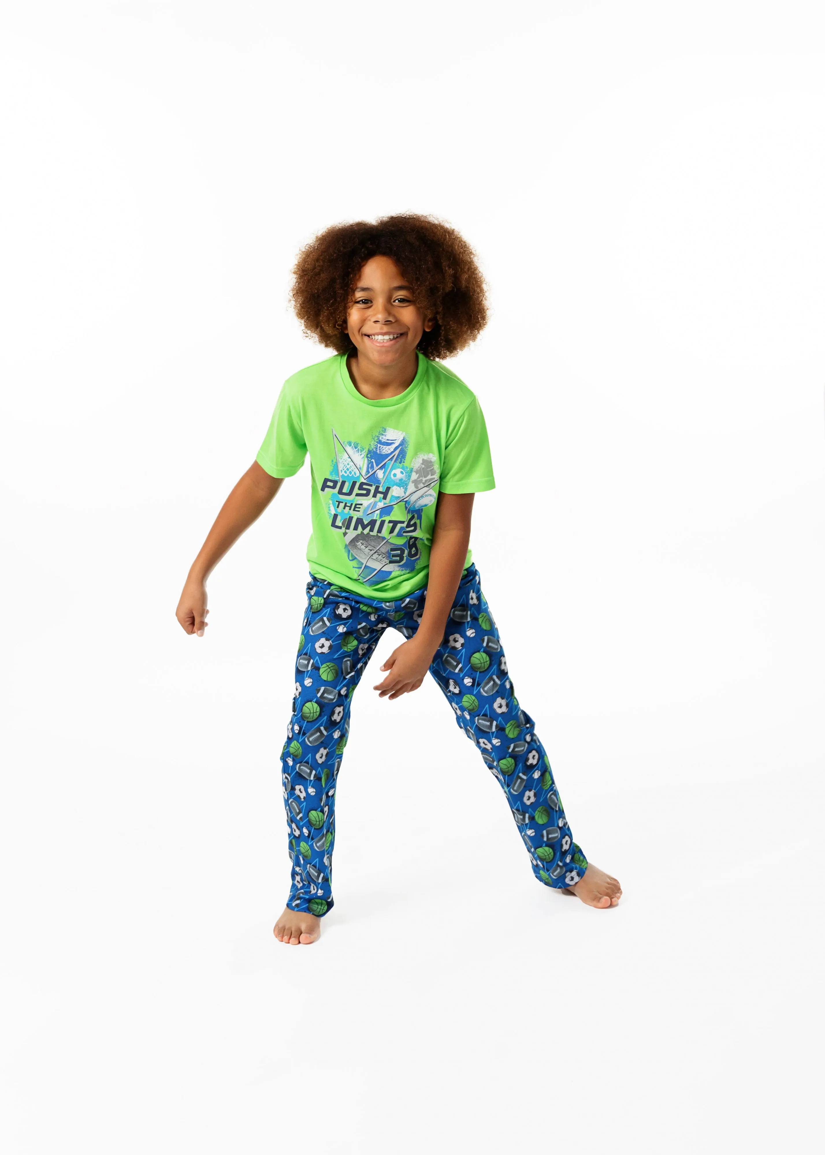 Boys Push Limits 2-Piece Pajama Sleep Pants Set