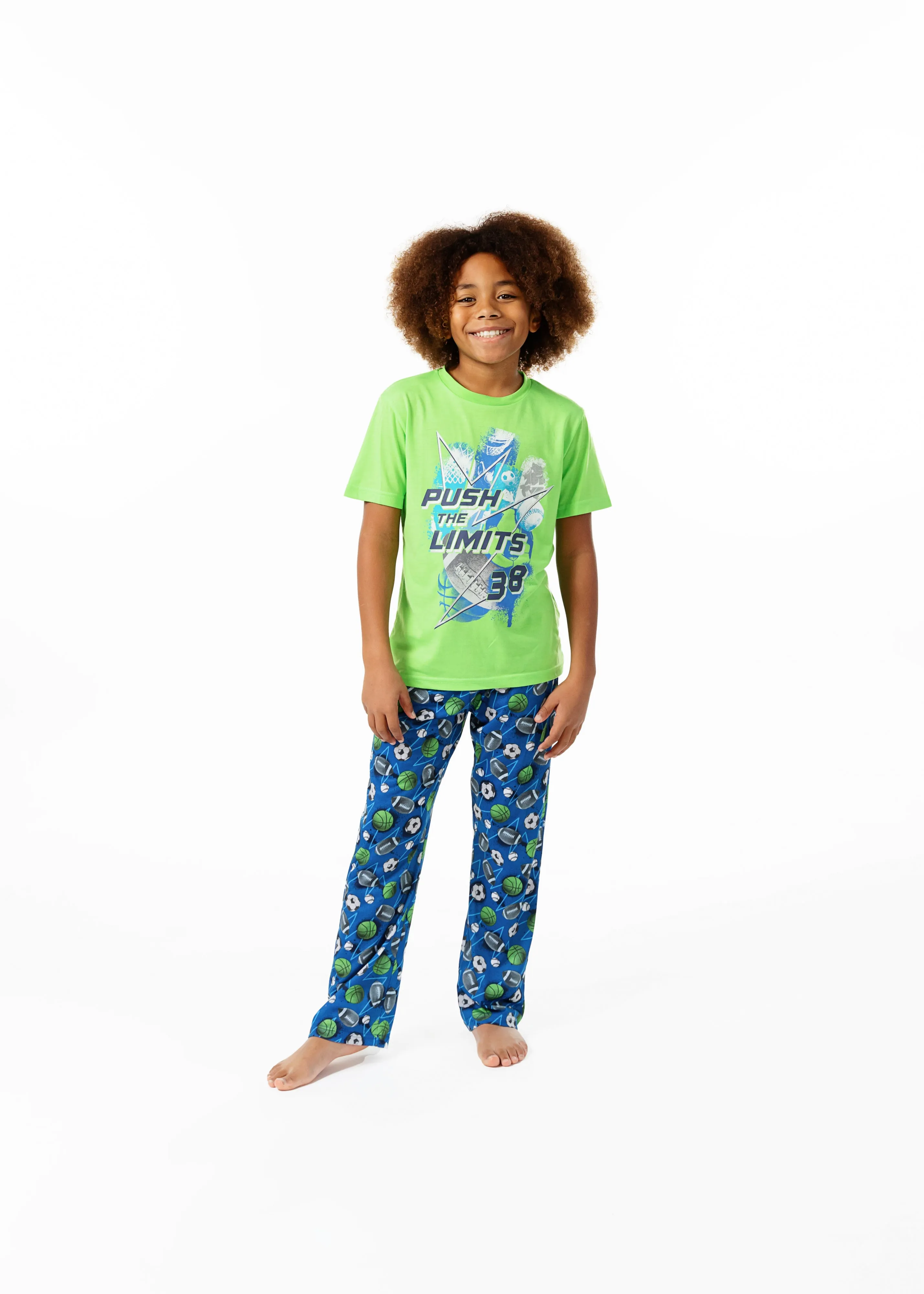 Boys Push Limits 2-Piece Pajama Sleep Pants Set