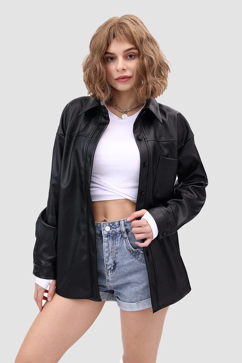 Collar Single Breasted Jacket