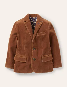 Cord Party Blazer-Terrier Brown