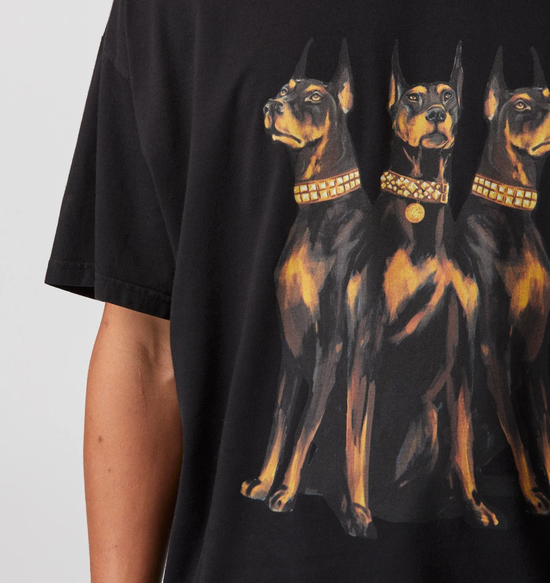 Doberman Box Tee - Vintage Black