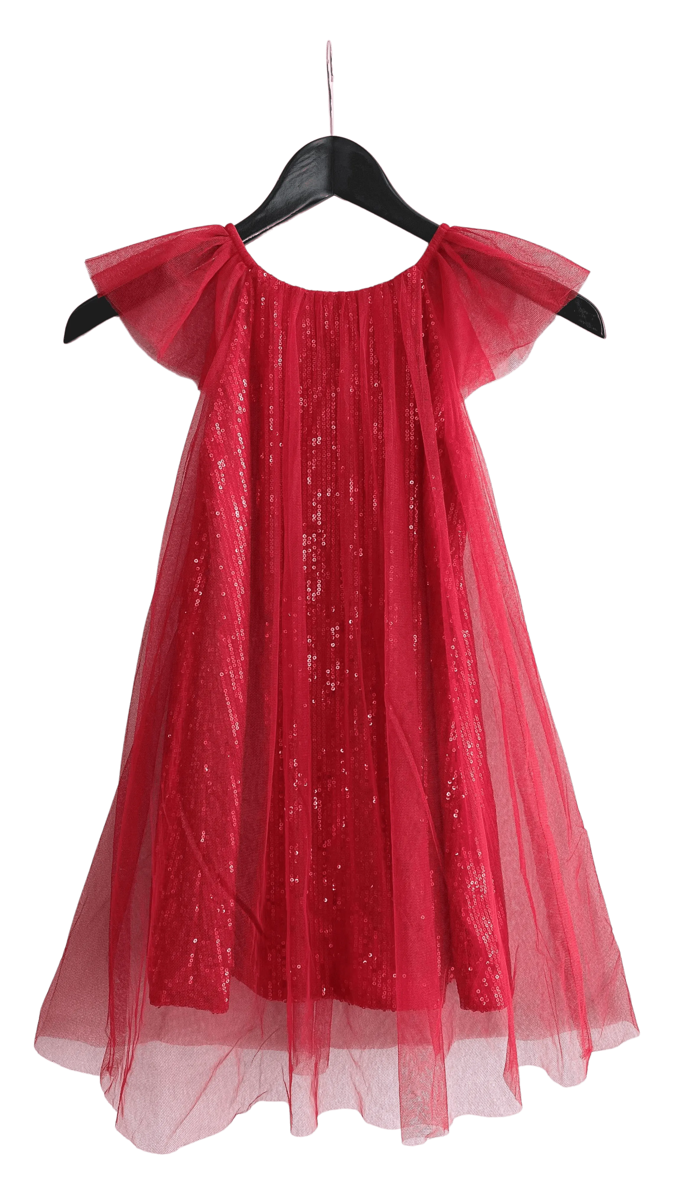 DOLLY by Le Petit Tom ® SEQUIN TULLE DRESS red