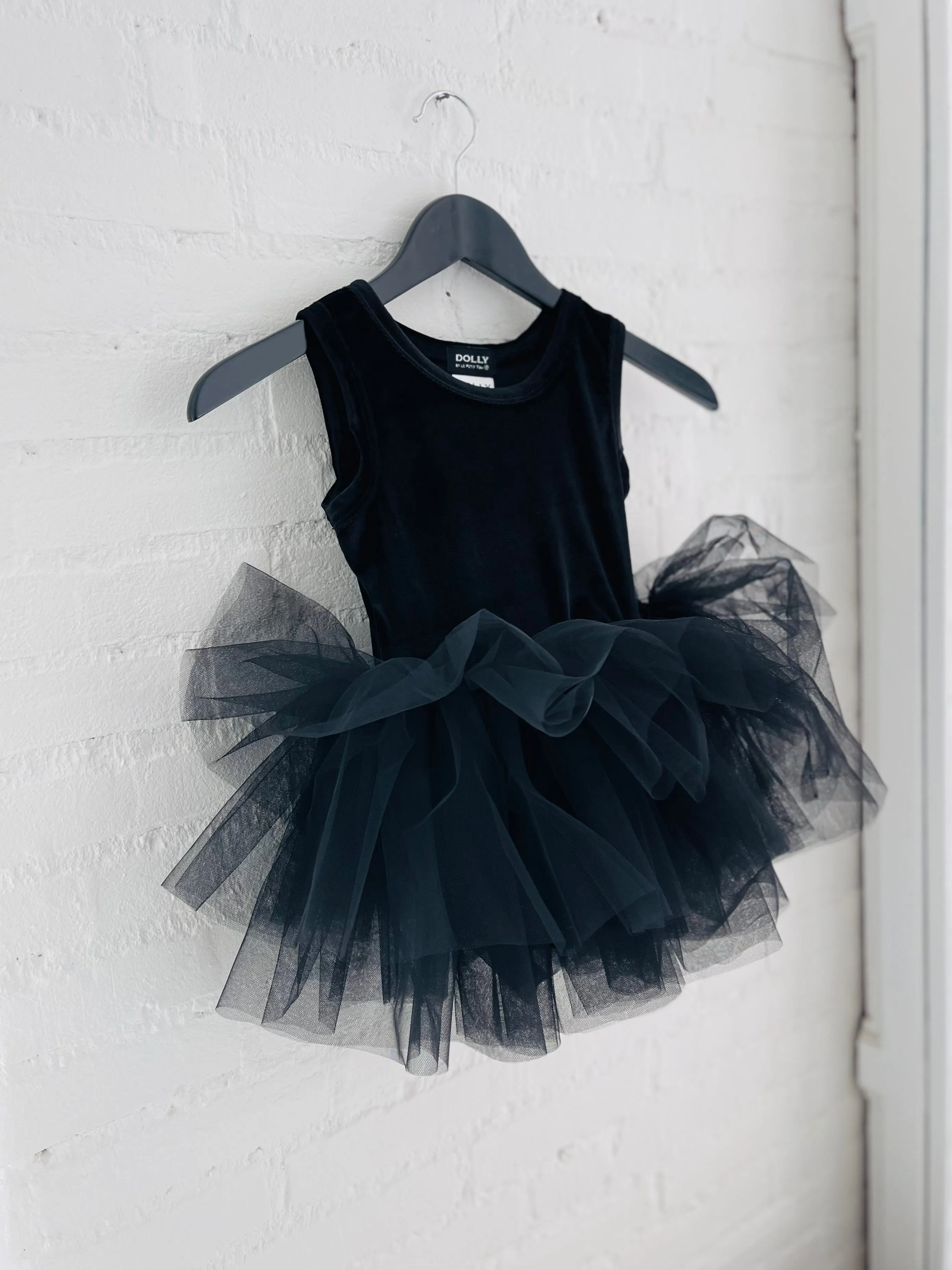 DOLLY TIMELESS VELVET TUTU DRESS black