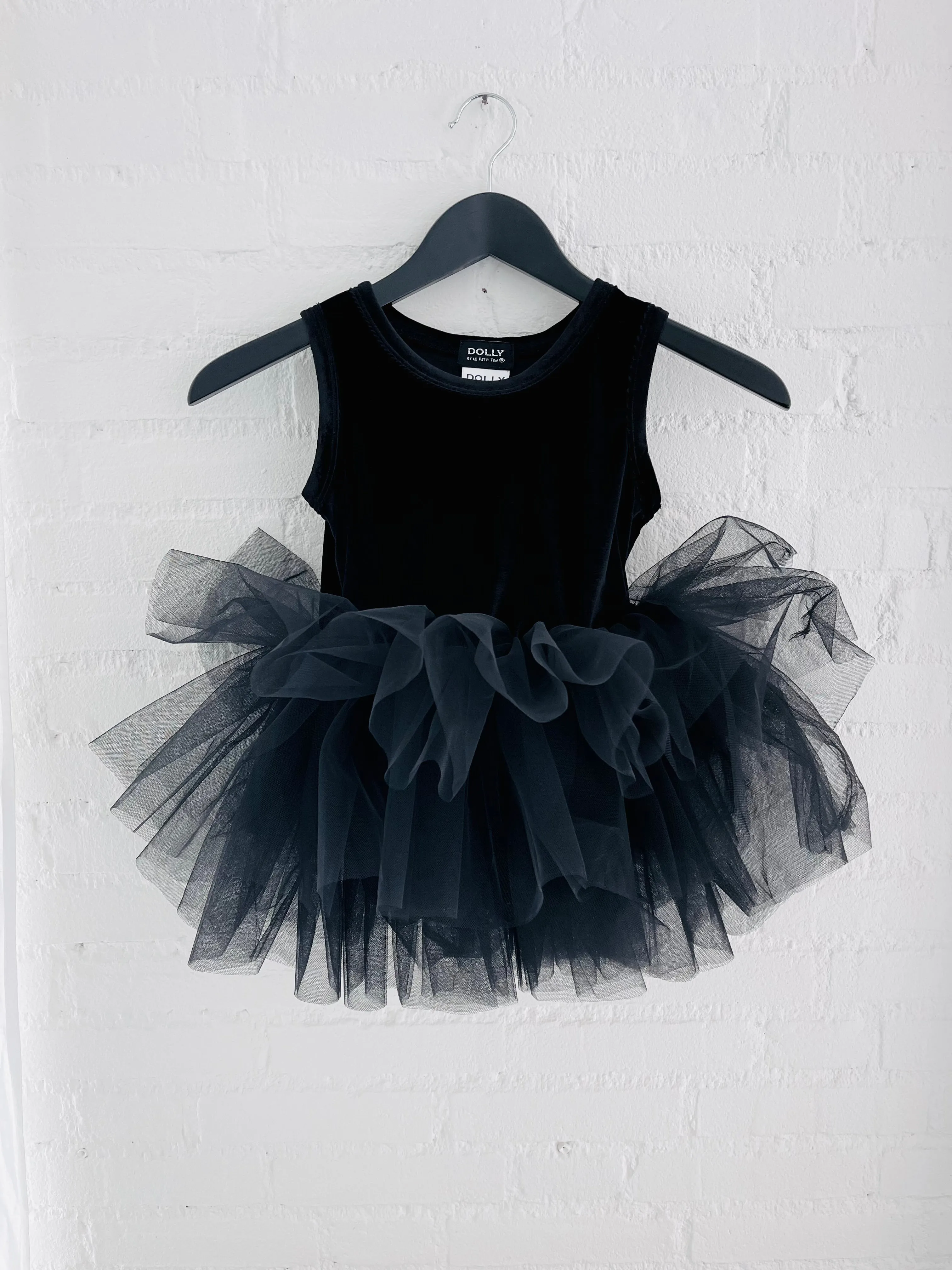 DOLLY TIMELESS VELVET TUTU DRESS black