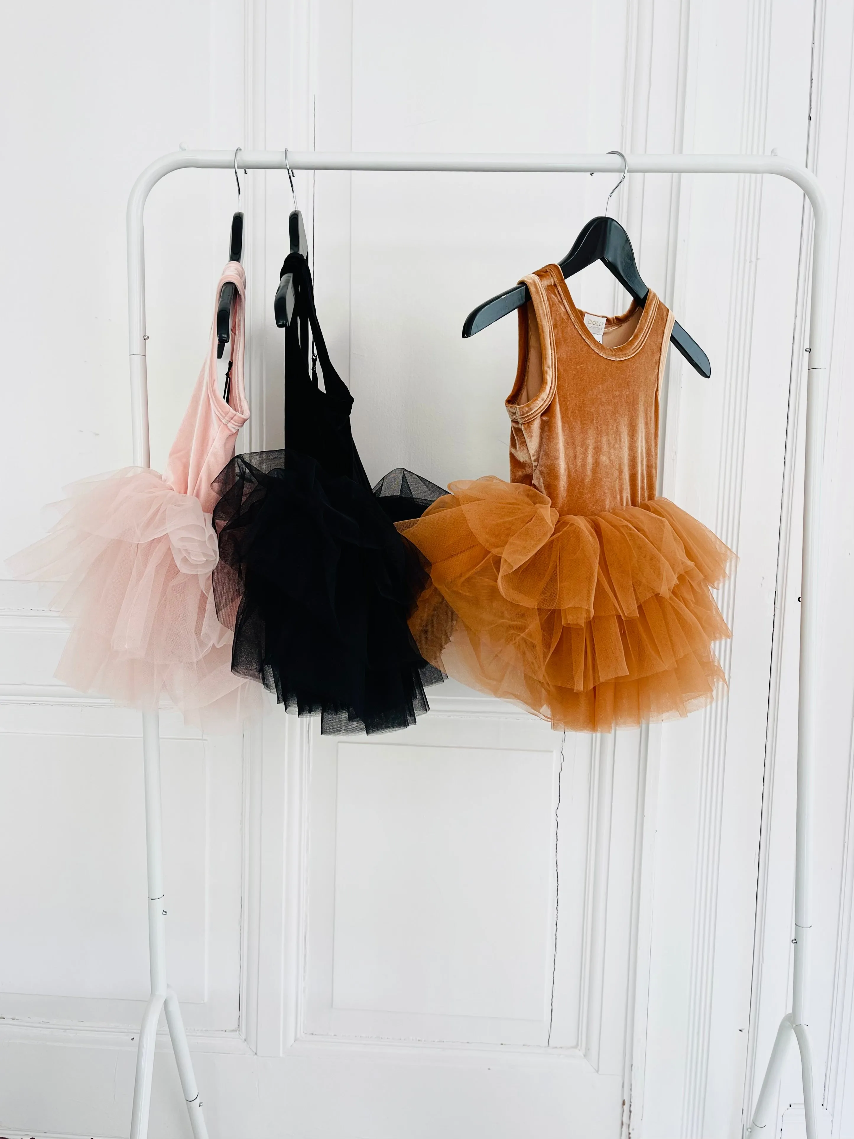 DOLLY TIMELESS VELVET TUTU DRESS caramel