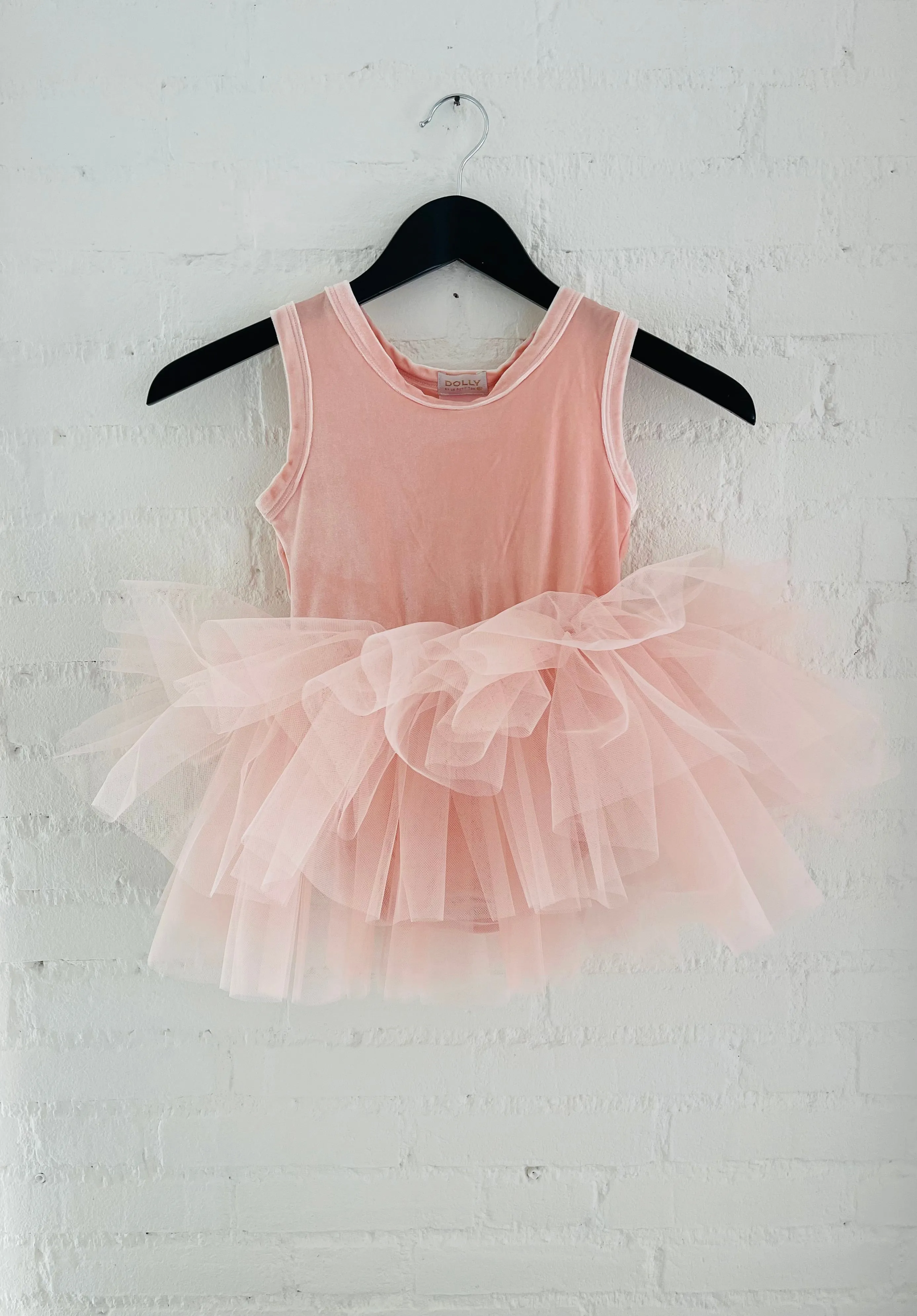 DOLLY TIMELESS VELVET TUTU DRESS pink