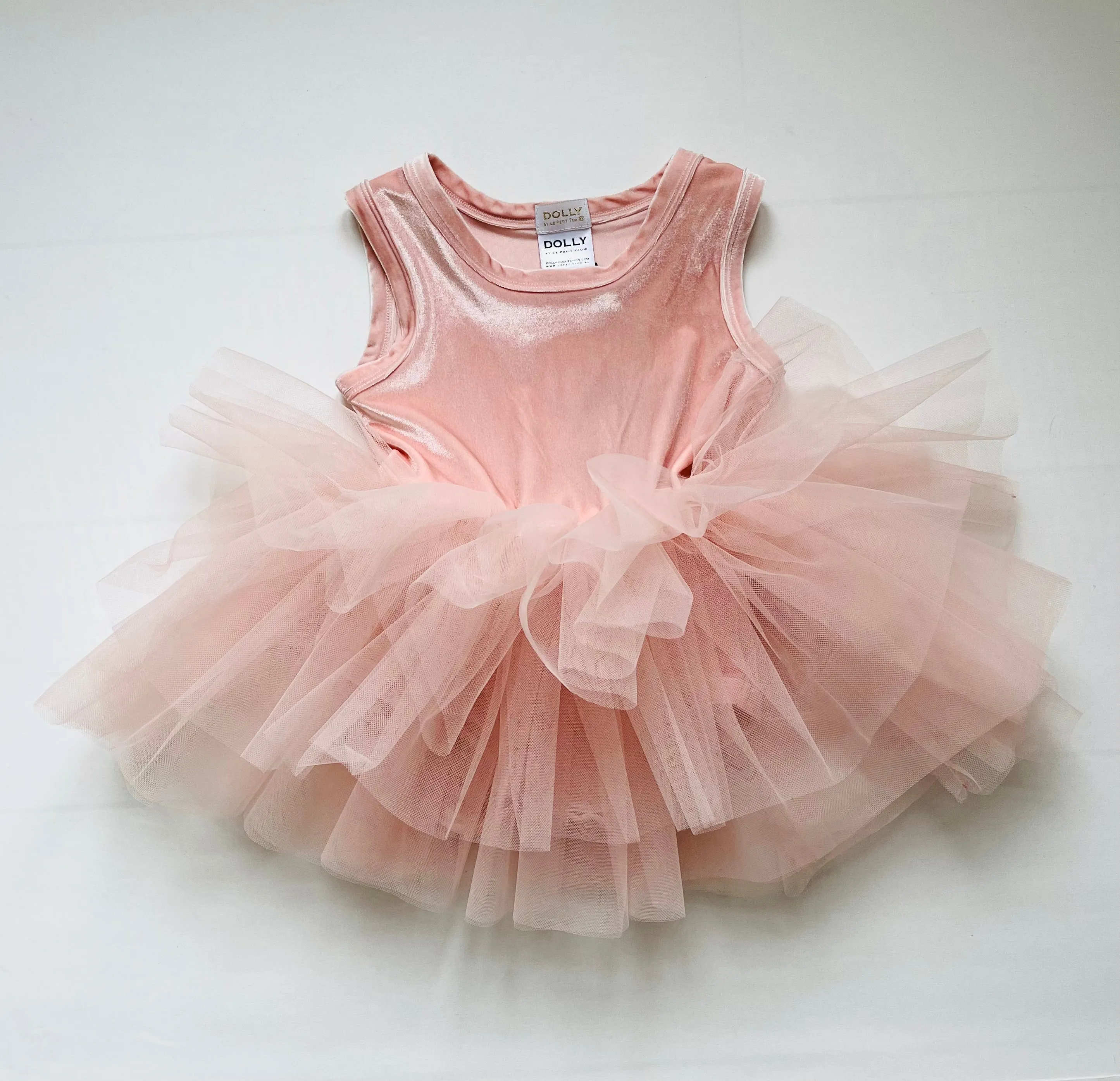 DOLLY TIMELESS VELVET TUTU DRESS pink