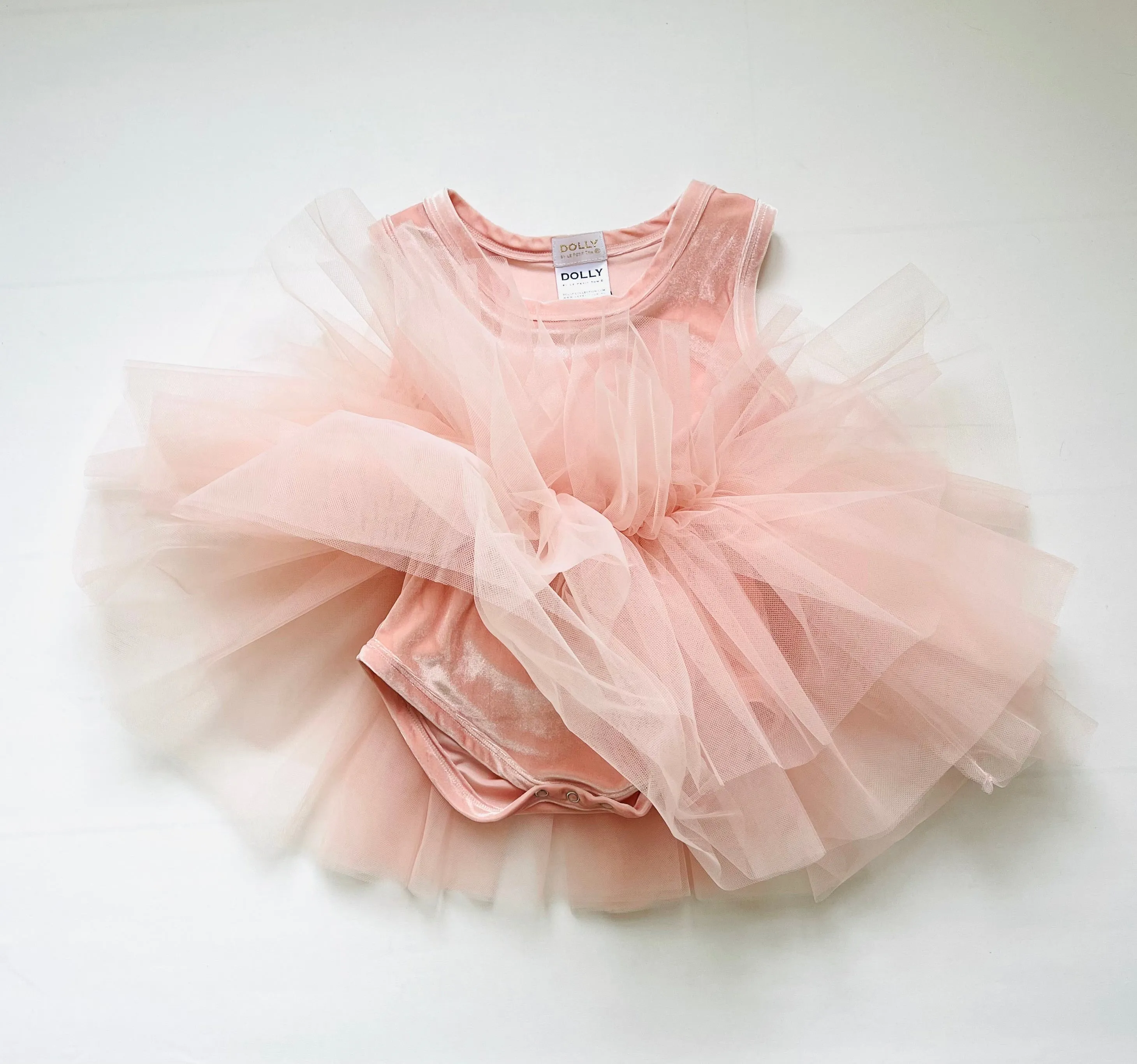 DOLLY TIMELESS VELVET TUTU DRESS pink