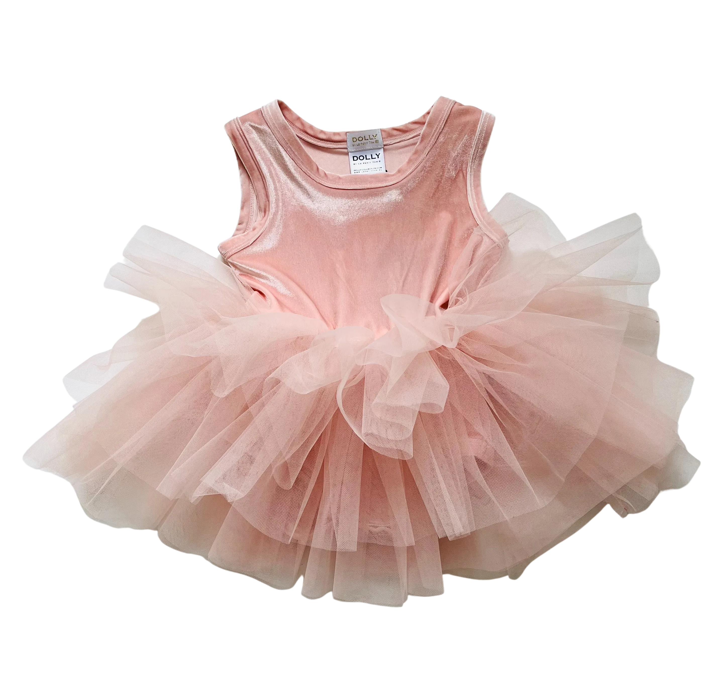 DOLLY TIMELESS VELVET TUTU DRESS pink