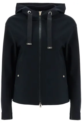 First-act Short Black Jacket With Hood