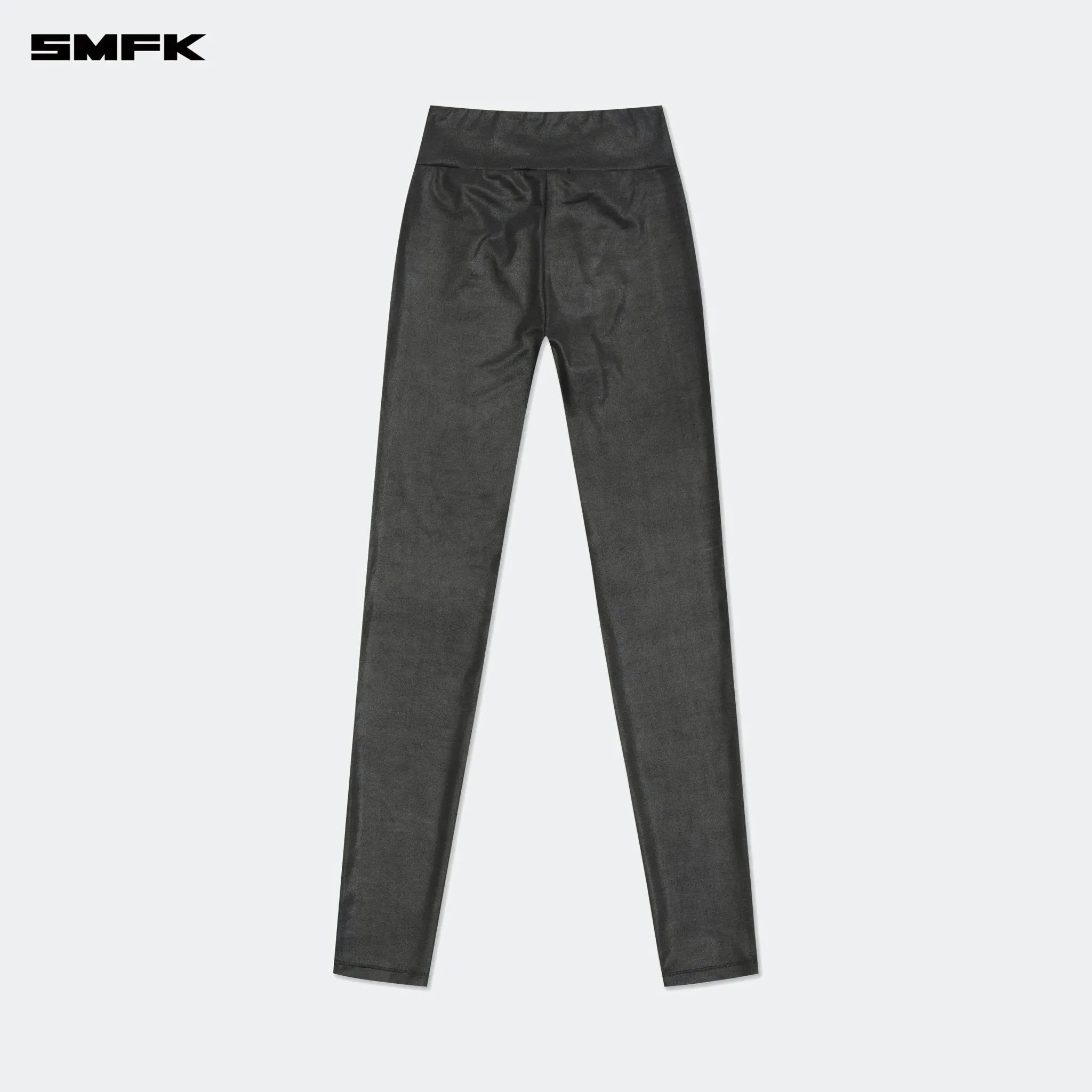 FUTURE Wave High-Waisted Body Shaping Long Pants Black