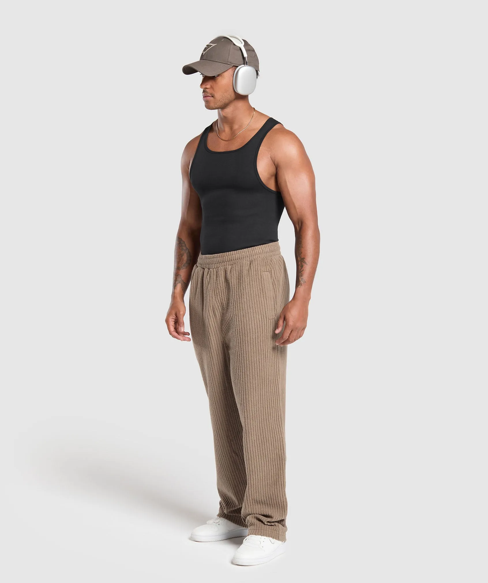 Gymshark Cord Pants - Soul Brown