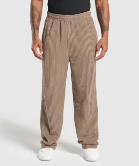 Gymshark Cord Pants - Soul Brown