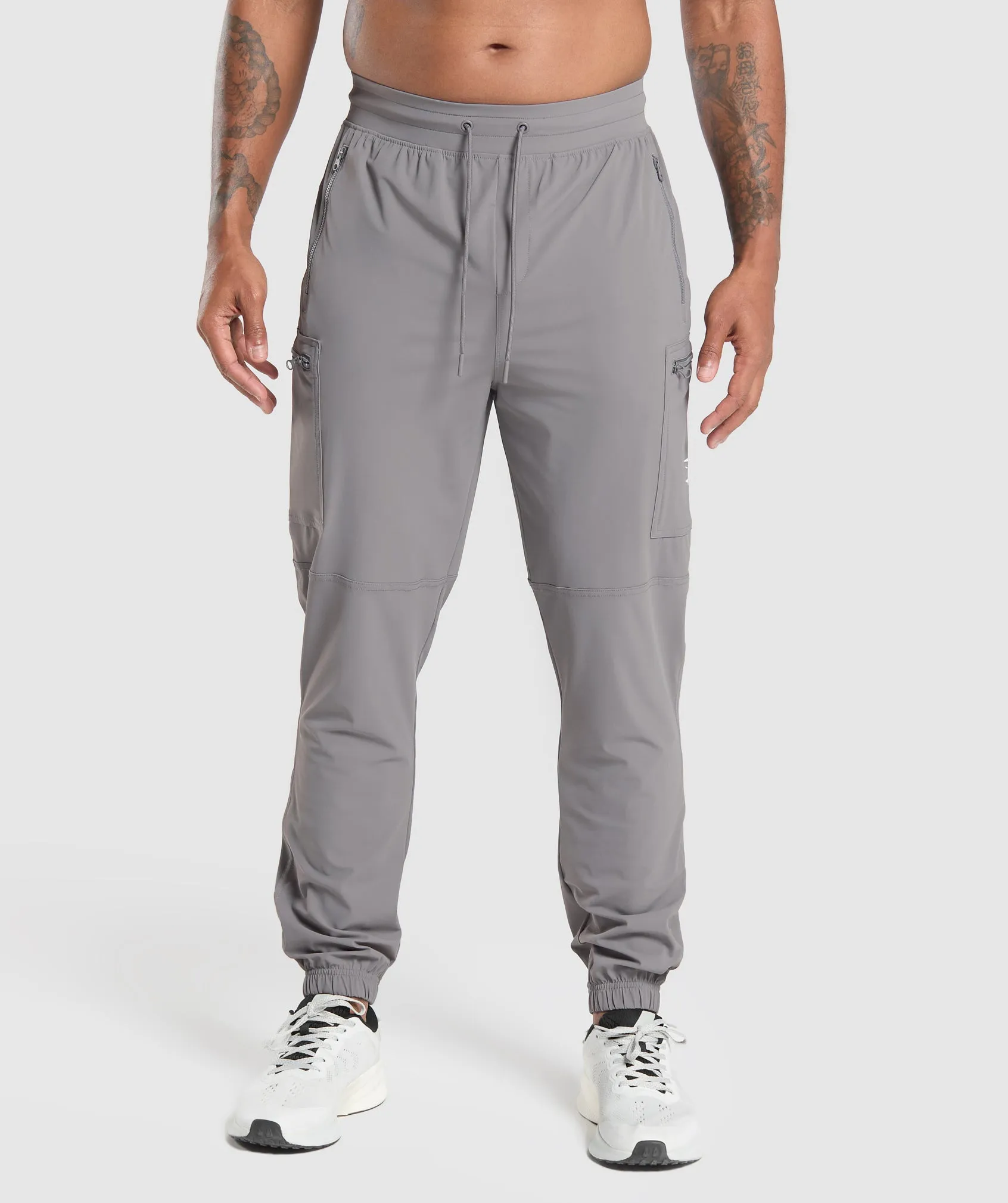 Gymshark Rest Day Cargo Pants - Brushed Grey