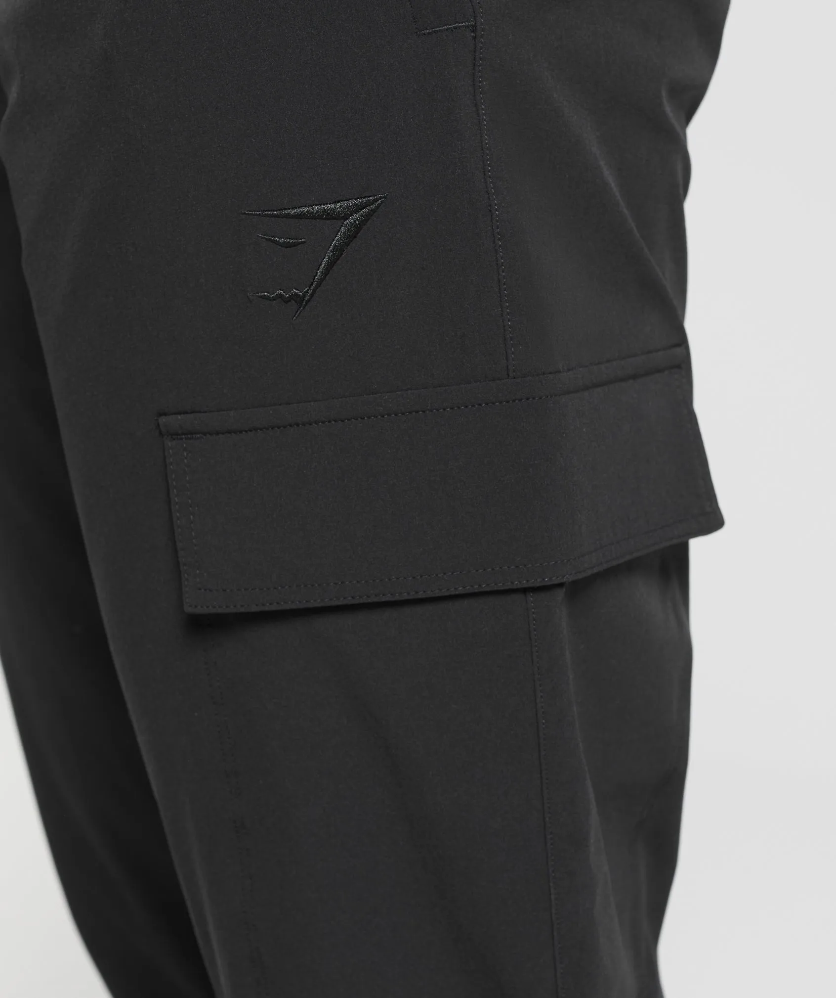 Gymshark Stretch Woven Cargo Pants - Black