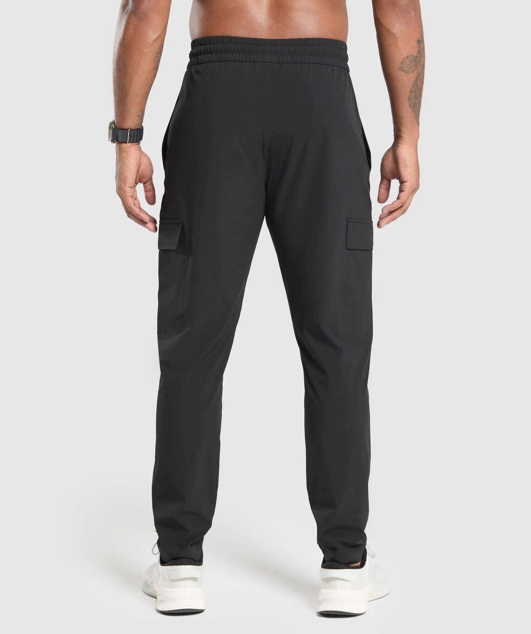 Gymshark Stretch Woven Cargo Pants - Black