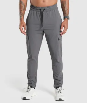 Gymshark Stretch Woven Cargo Pants - Graphite Grey