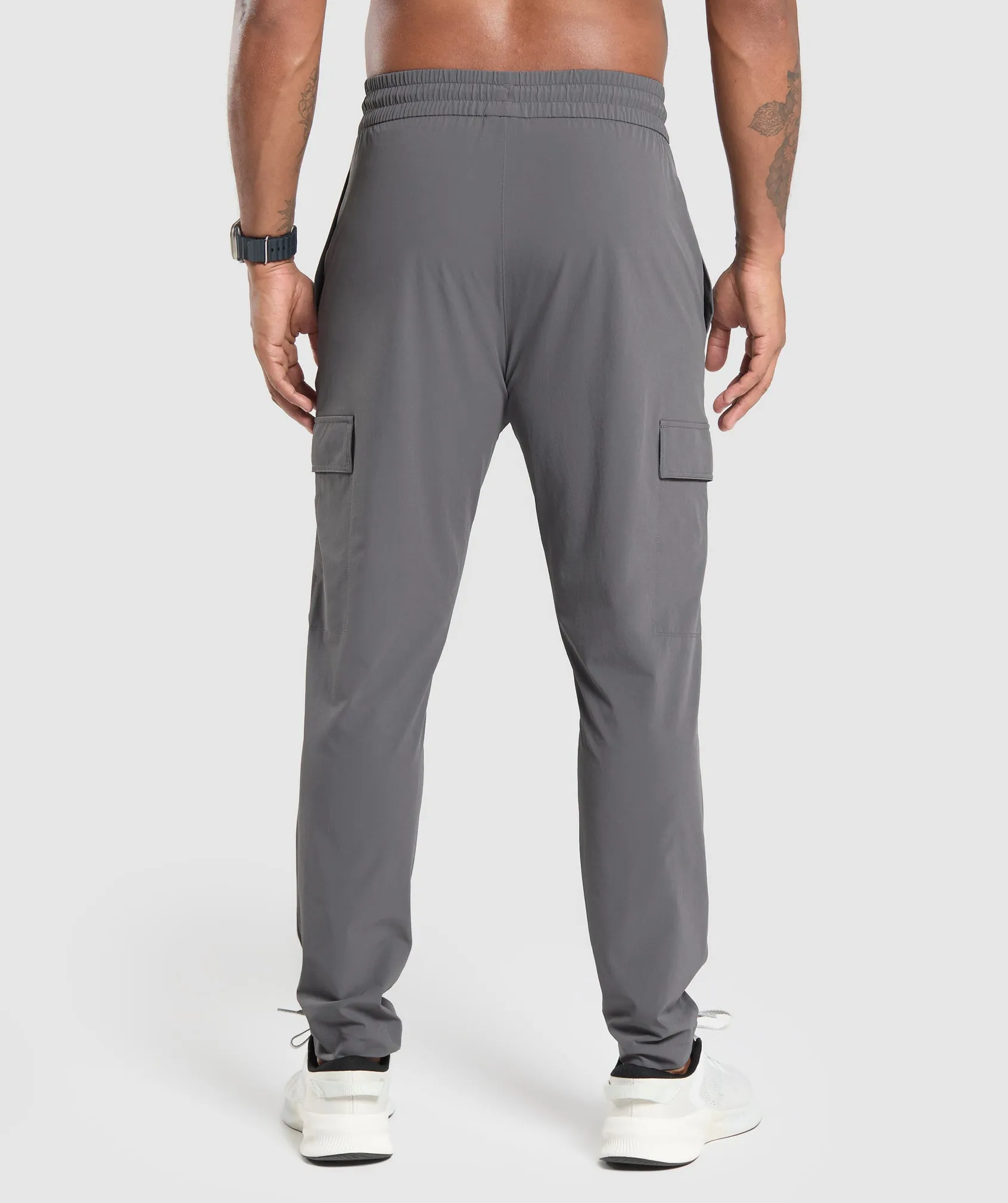 Gymshark Stretch Woven Cargo Pants - Graphite Grey