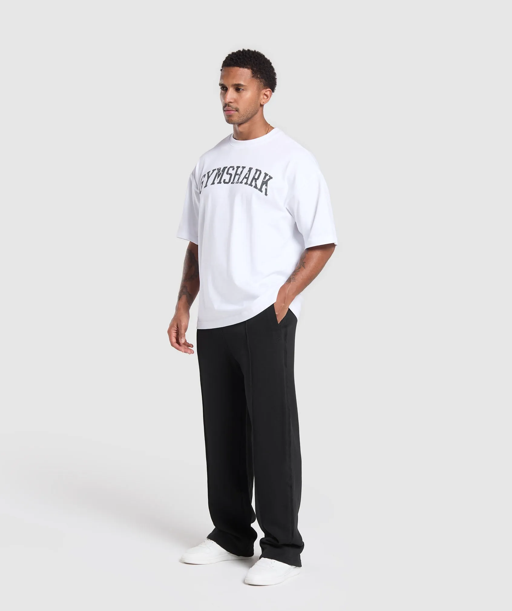 Gymshark Wide Leg Pants - Black