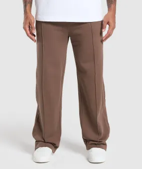 Gymshark Wide Leg Pants - Soft Brown