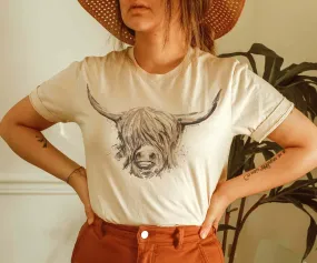 Highland Cow Tee