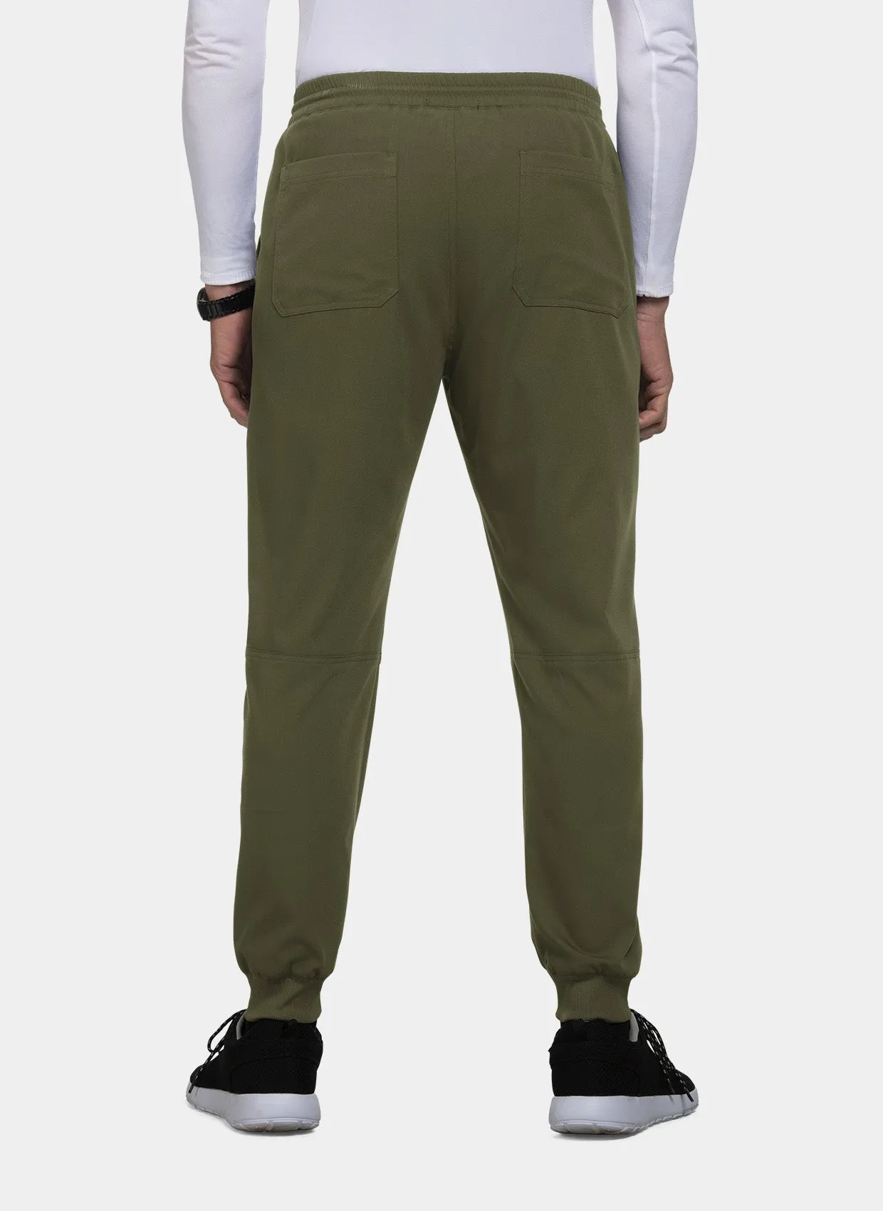 Koi Next Gen Day To Night Scrub Joggers - Olive