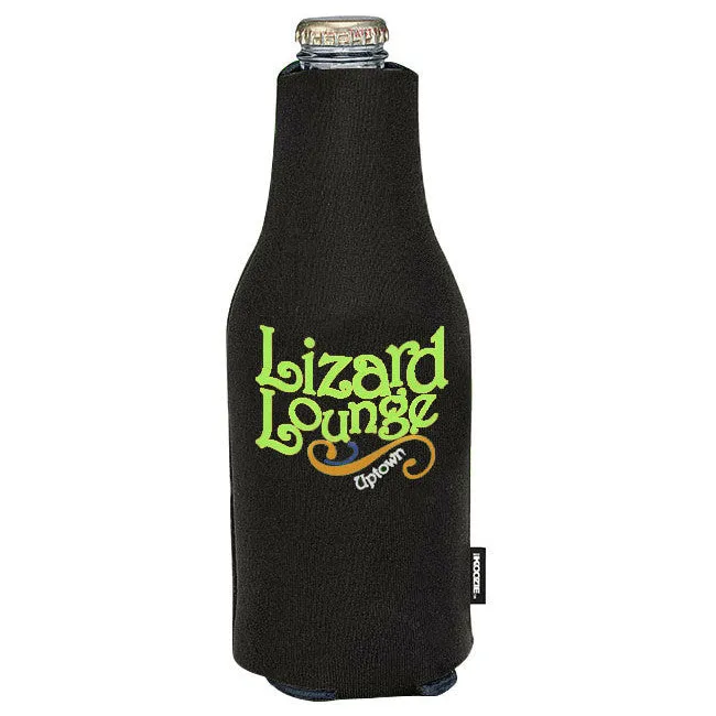 KOOZIE Black Zip-Up Bottle Kooler