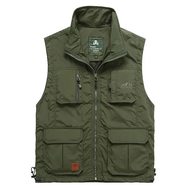 Loose Multi Pockets Vest