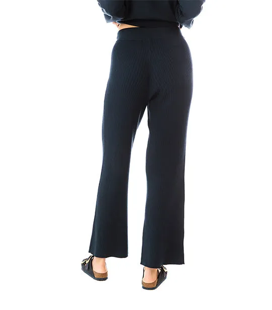 Louis Wide Rib Pant Midnight Blue