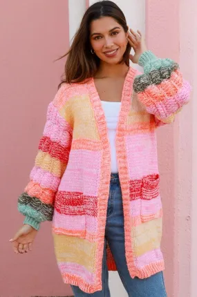 LUCY KNIT CARDIGAN MULTI