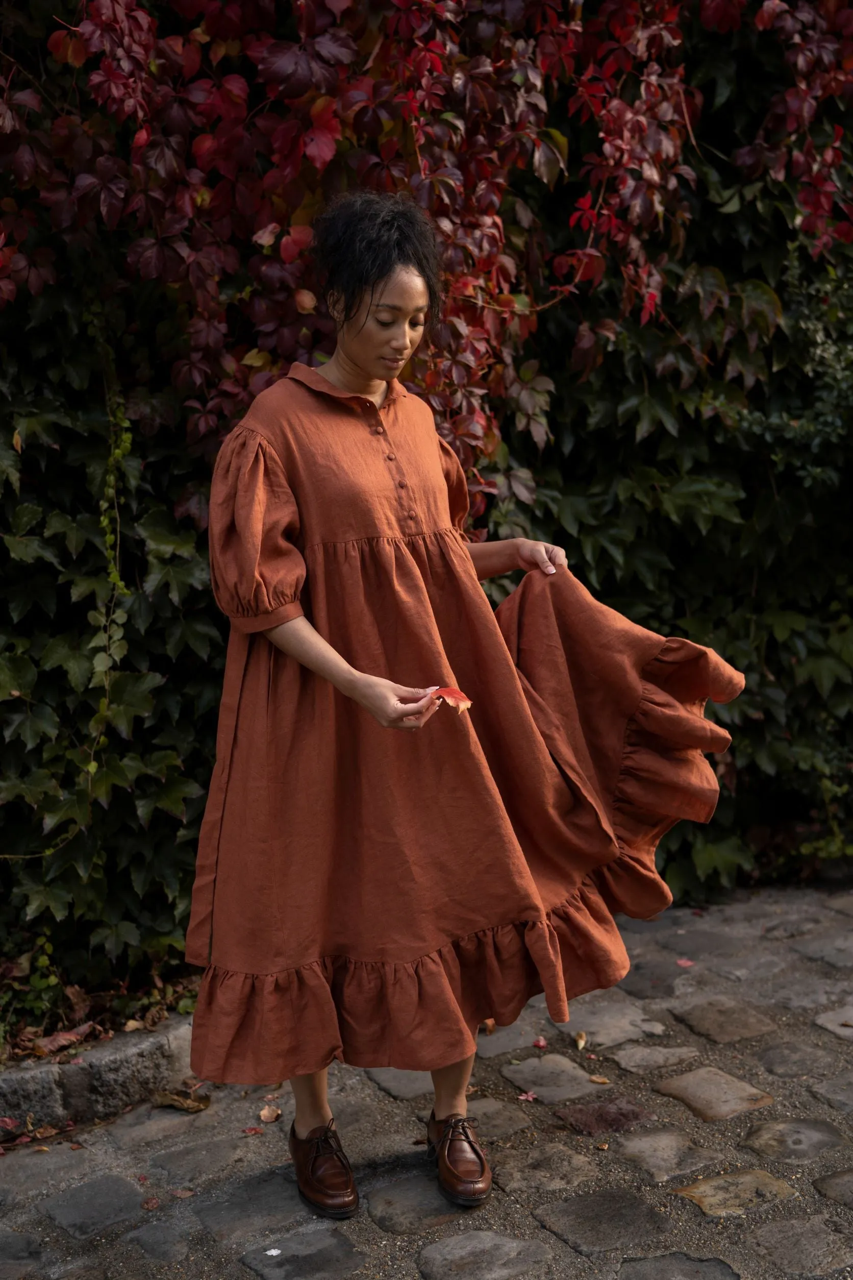 Meg Oversized Dress with 3/4 sleeves