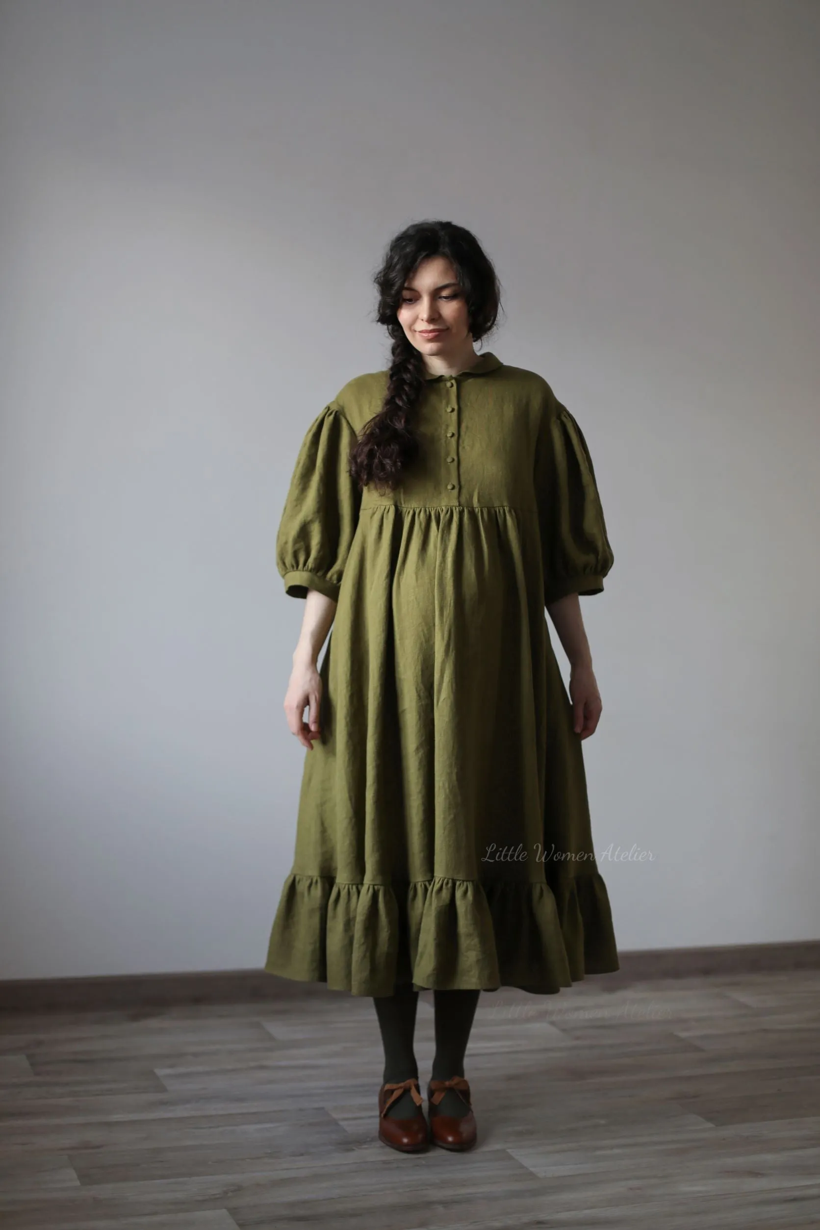 Meg Oversized Dress with 3/4 sleeves