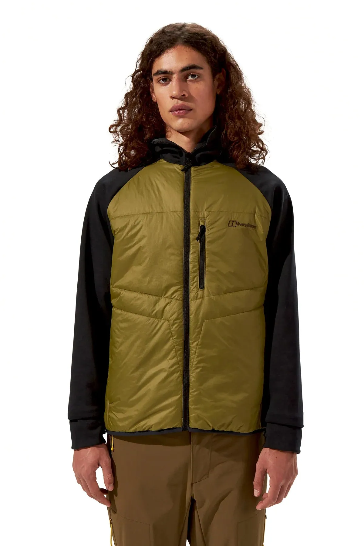 Men's Berghaus Green Trawden Hybrid Jacket