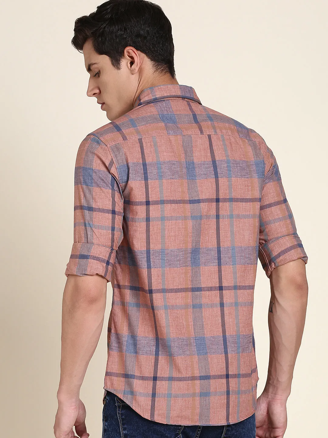 Men's Red Checkered Shirts