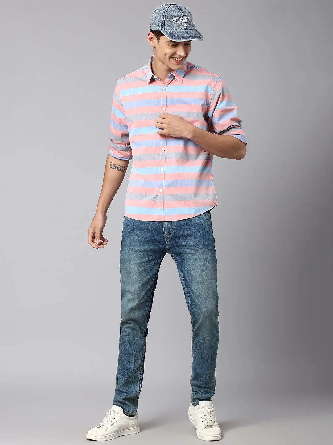 Men's Red Stripe Shirts