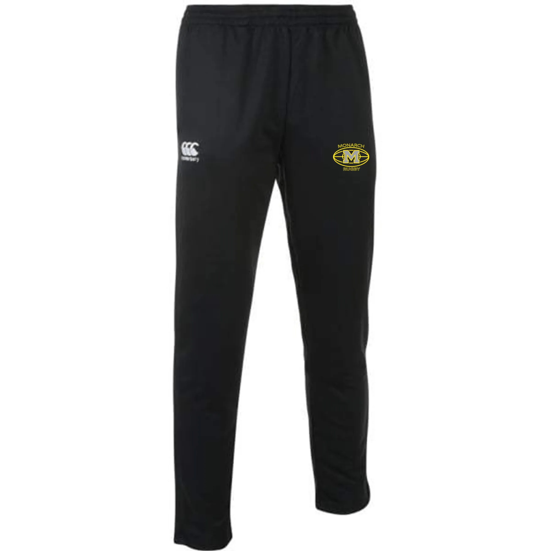 Monarch Rugby Canterbury Black Stretch Tapered Pants