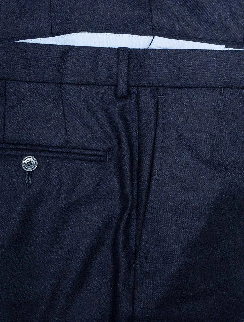 Navy Fleck Trouser Navy