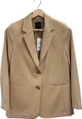 New Look Beige Tailored Blazer UK 12