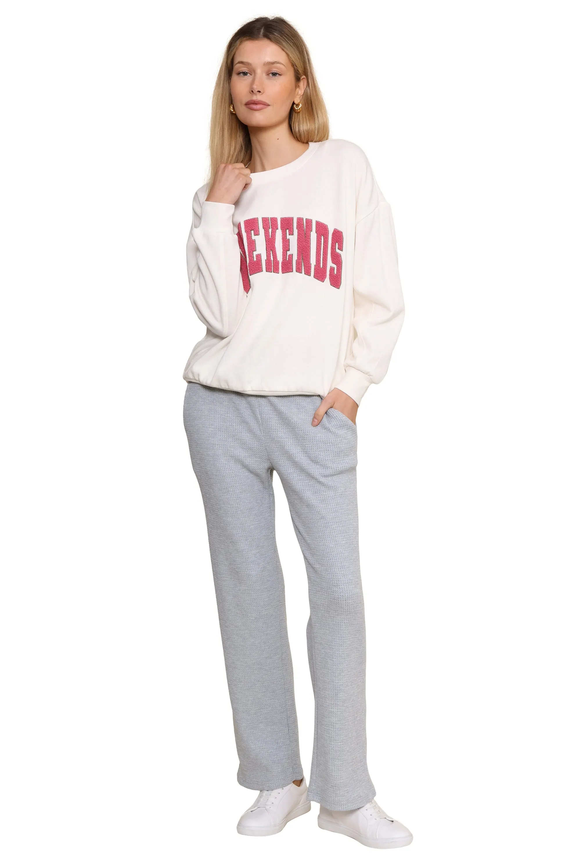 Oversized Weekends Sweatshirt