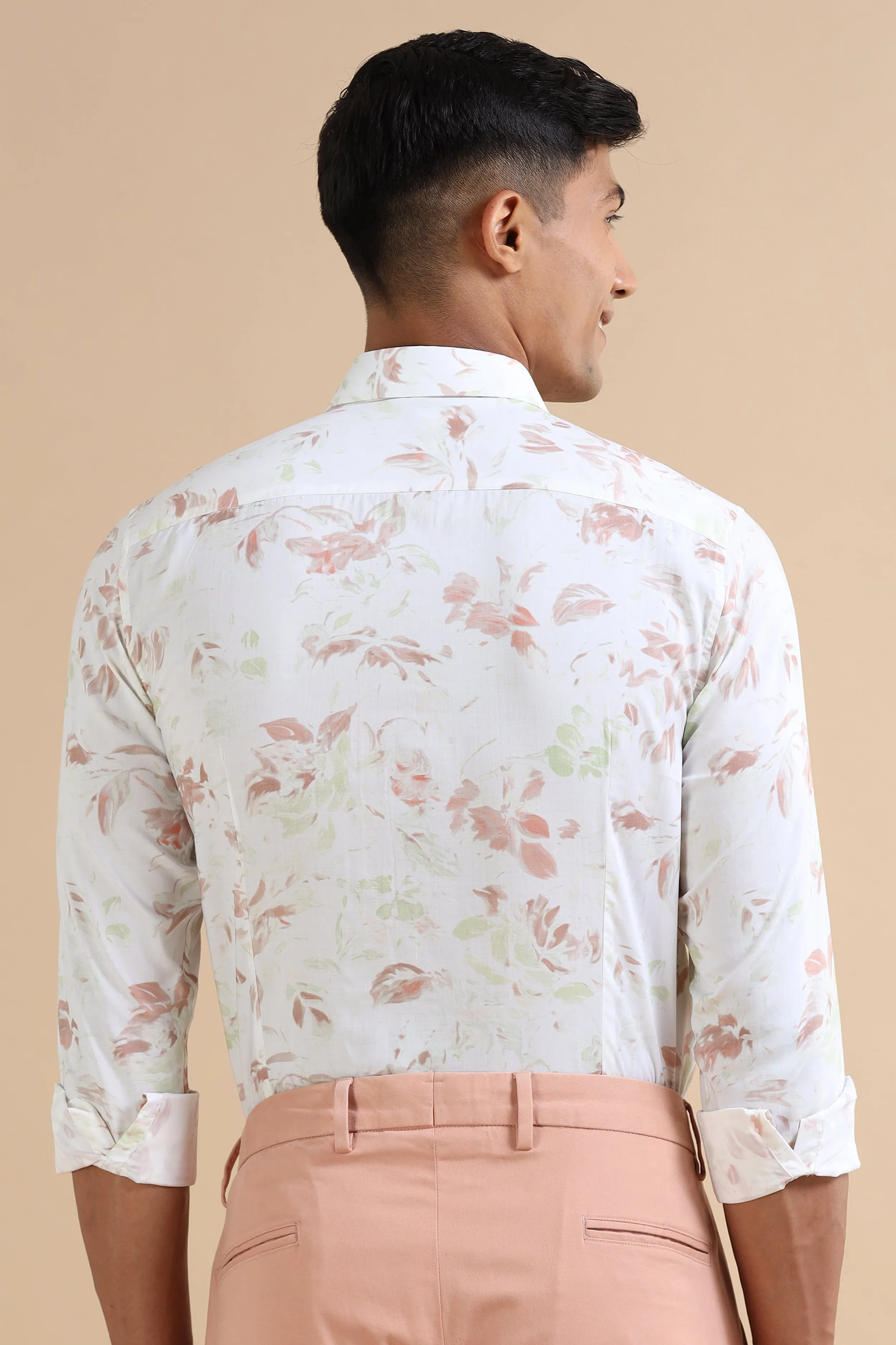 Peachy Print Shirt