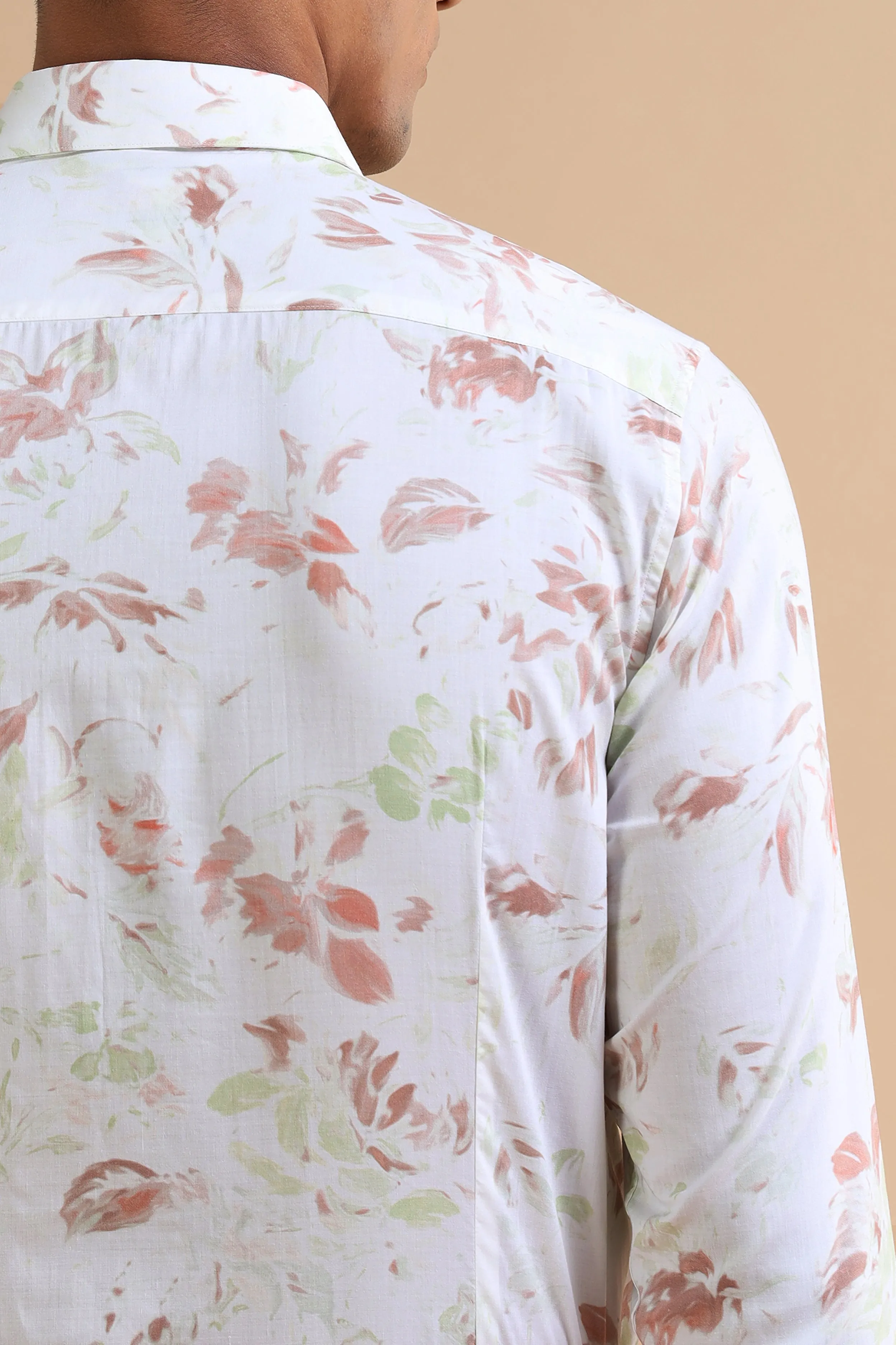 Peachy Print Shirt