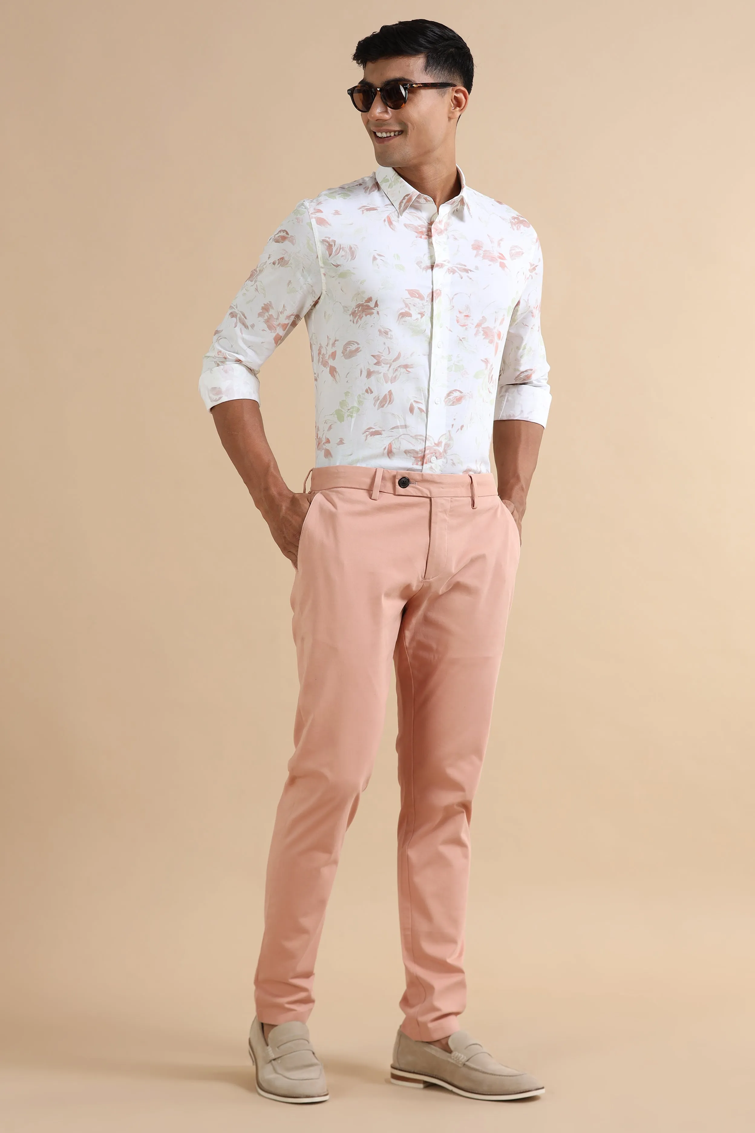 Peachy Print Shirt